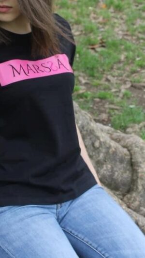 T-Shirt donna nera MP-101