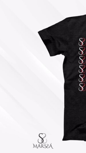 T-shirt uomo nera MP-10319