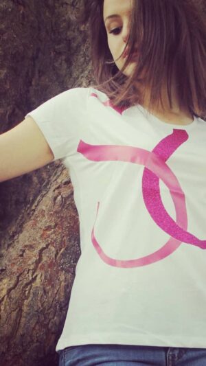 T-shirt donna bianca MP-10419